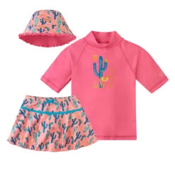 Girl's 3PC Sun & Swim Set | FINAL SALE