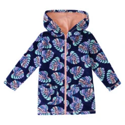Girl's Hooded Terry Beach Cover-Up