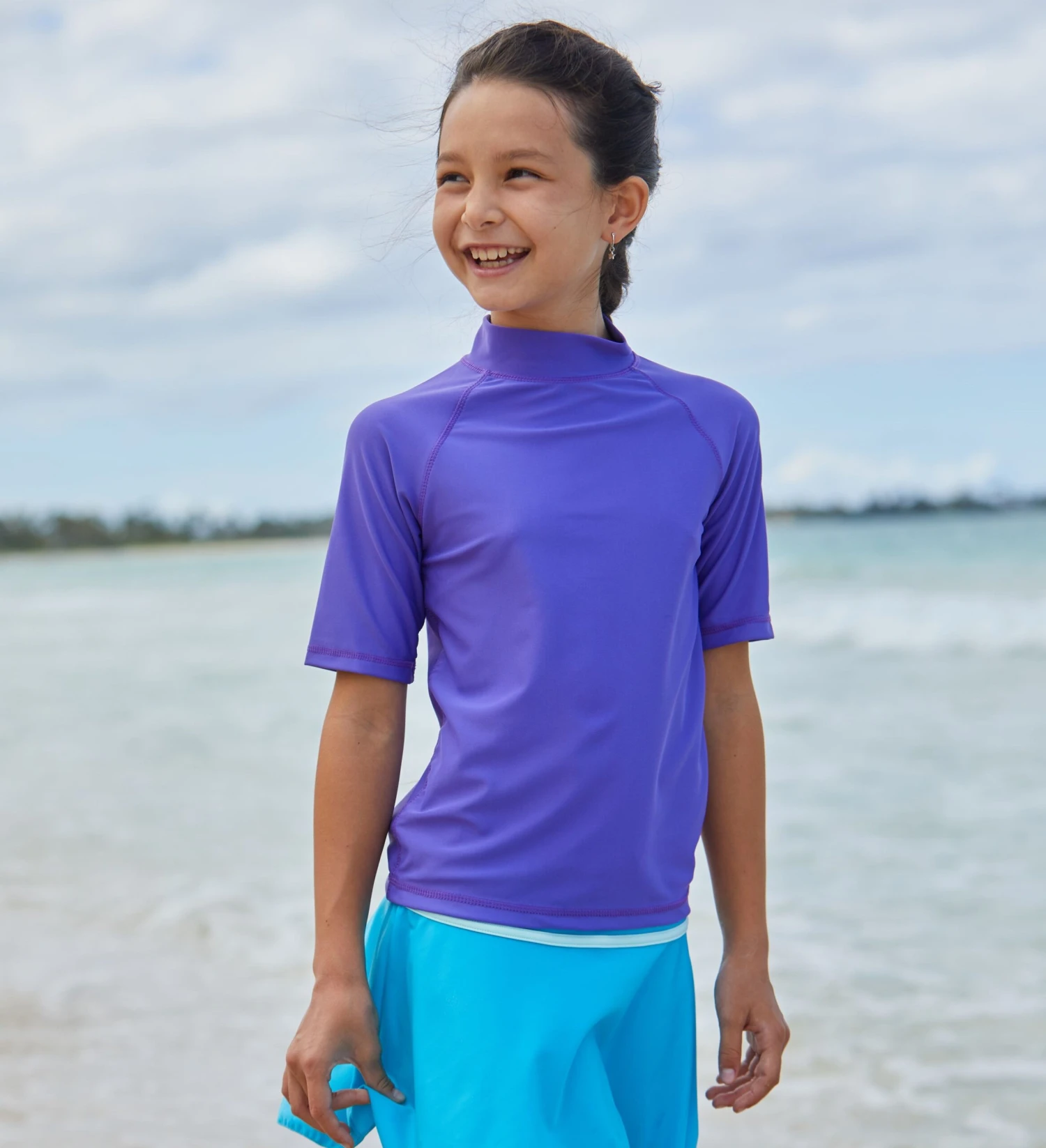 Kid's Short Sleeve Sun & Swim Shirt - Image 3