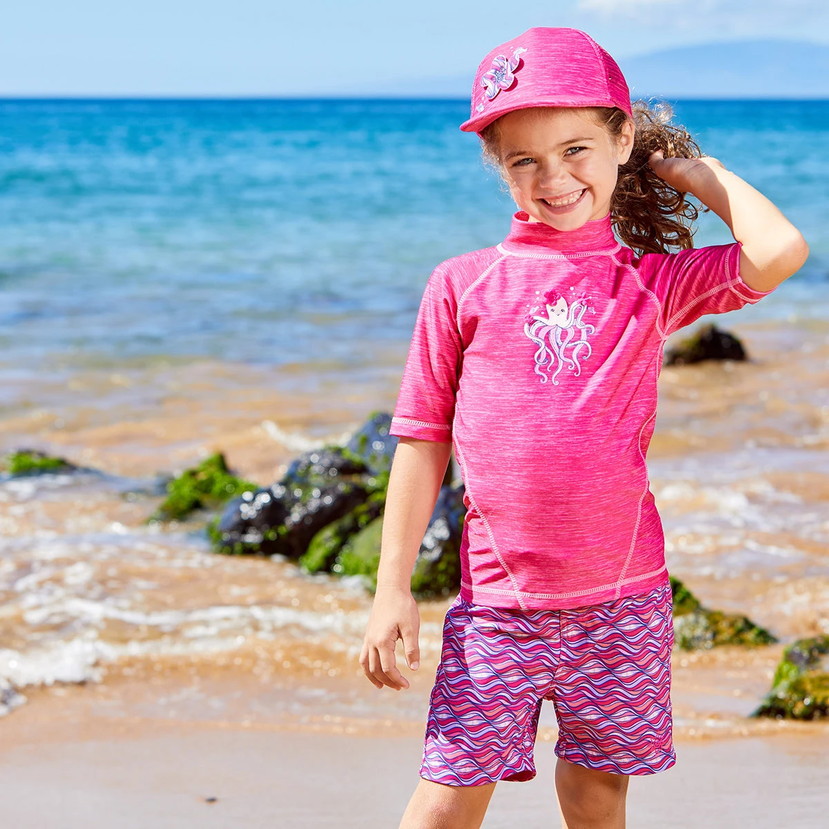 Girl's Short Sleeve Sport Sun & Swim Shirt | FINAL SALE - Image 6