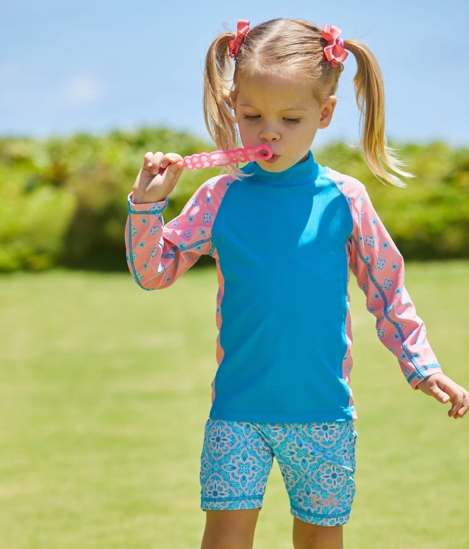 Girl's Long Sleeve Sunny Swim Shirt | FINAL SALE - Image 7