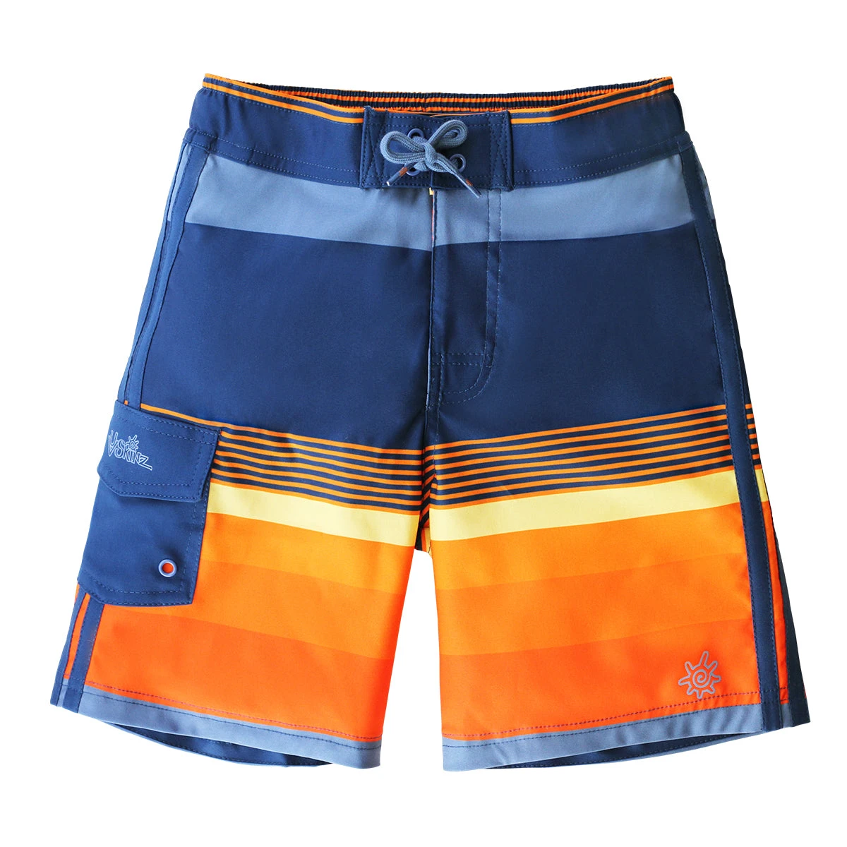 Boy's Racer Stripe Board Shorts - Image 9
