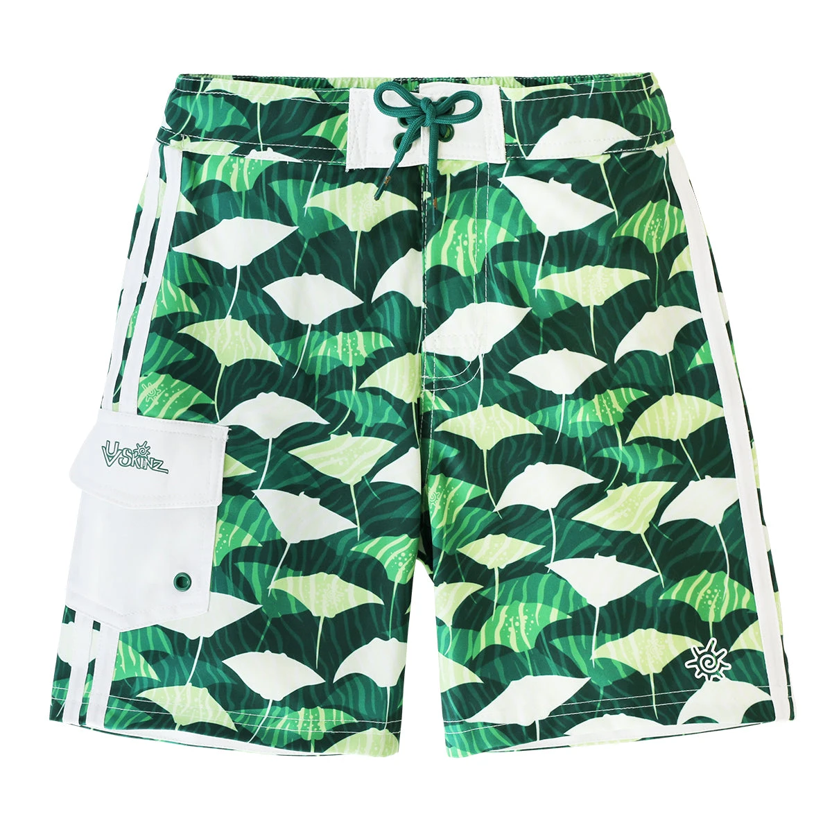 Boy's Racer Stripe Board Shorts - Image 5