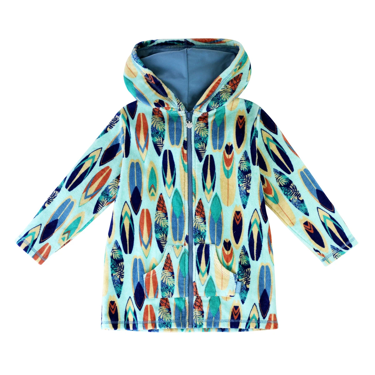 Boy's Hooded Terry Beach Cover-Up