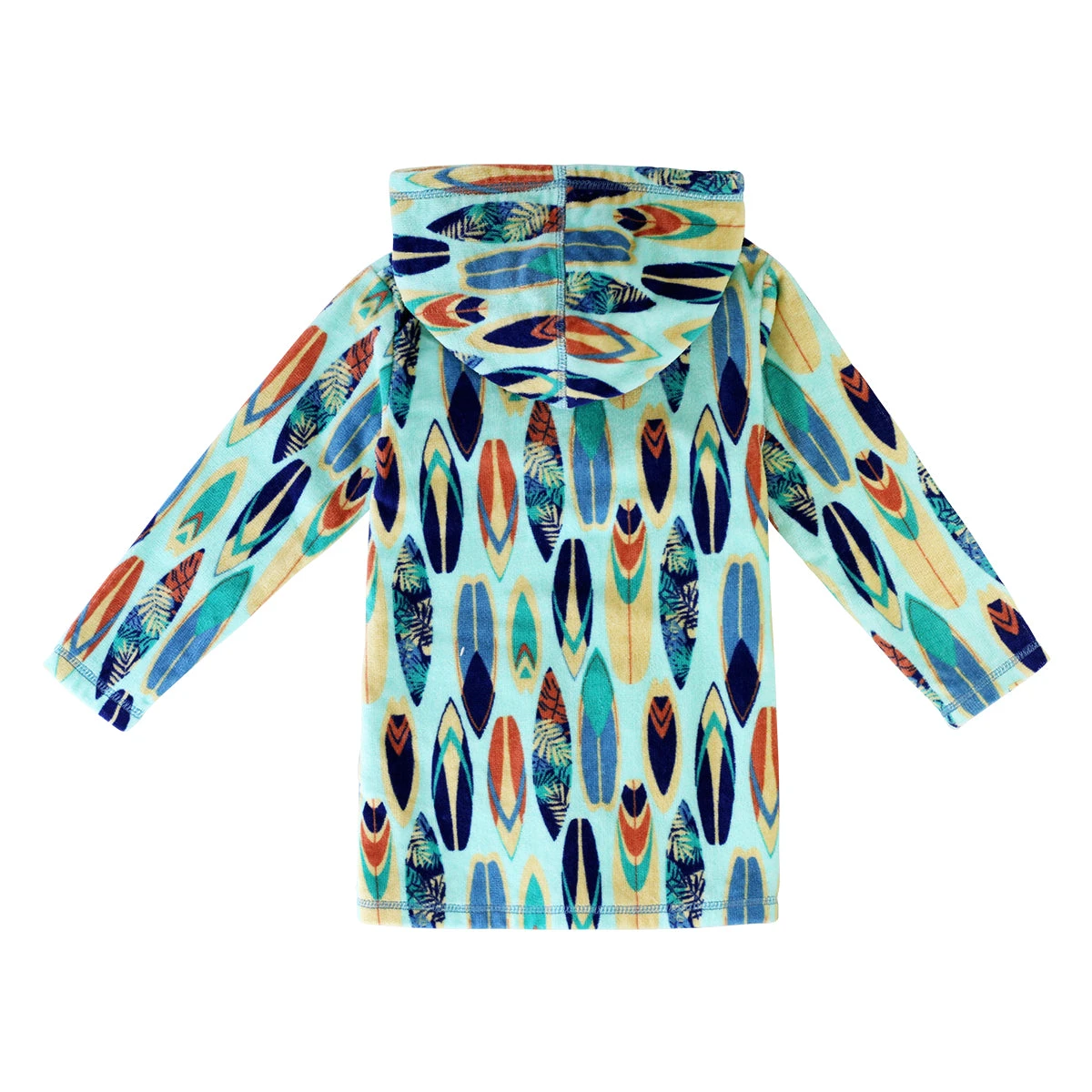 Boy's Hooded Terry Beach Cover-Up - Image 2