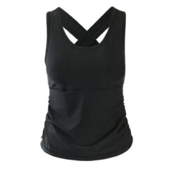 Women's Ruched Scoop Tank Top
