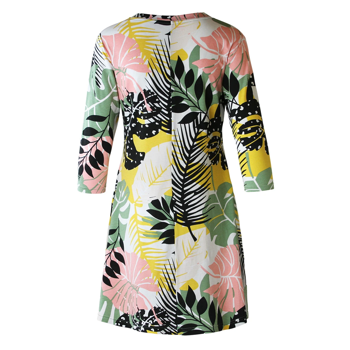 Women's 3/4 Sleeve Swing Dress - Image 8