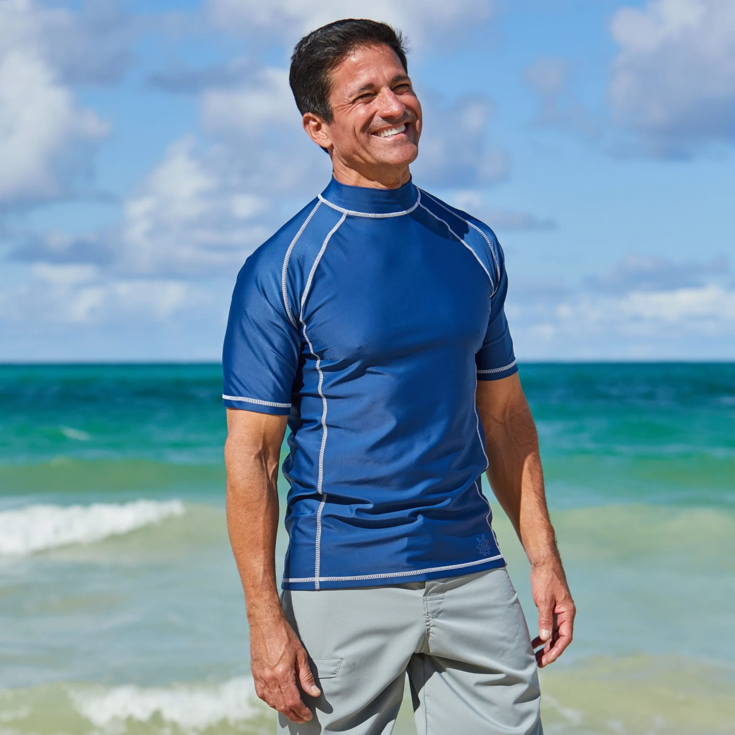 Men's Short Sleeve Active Sun & Swim Shirt - Image 8