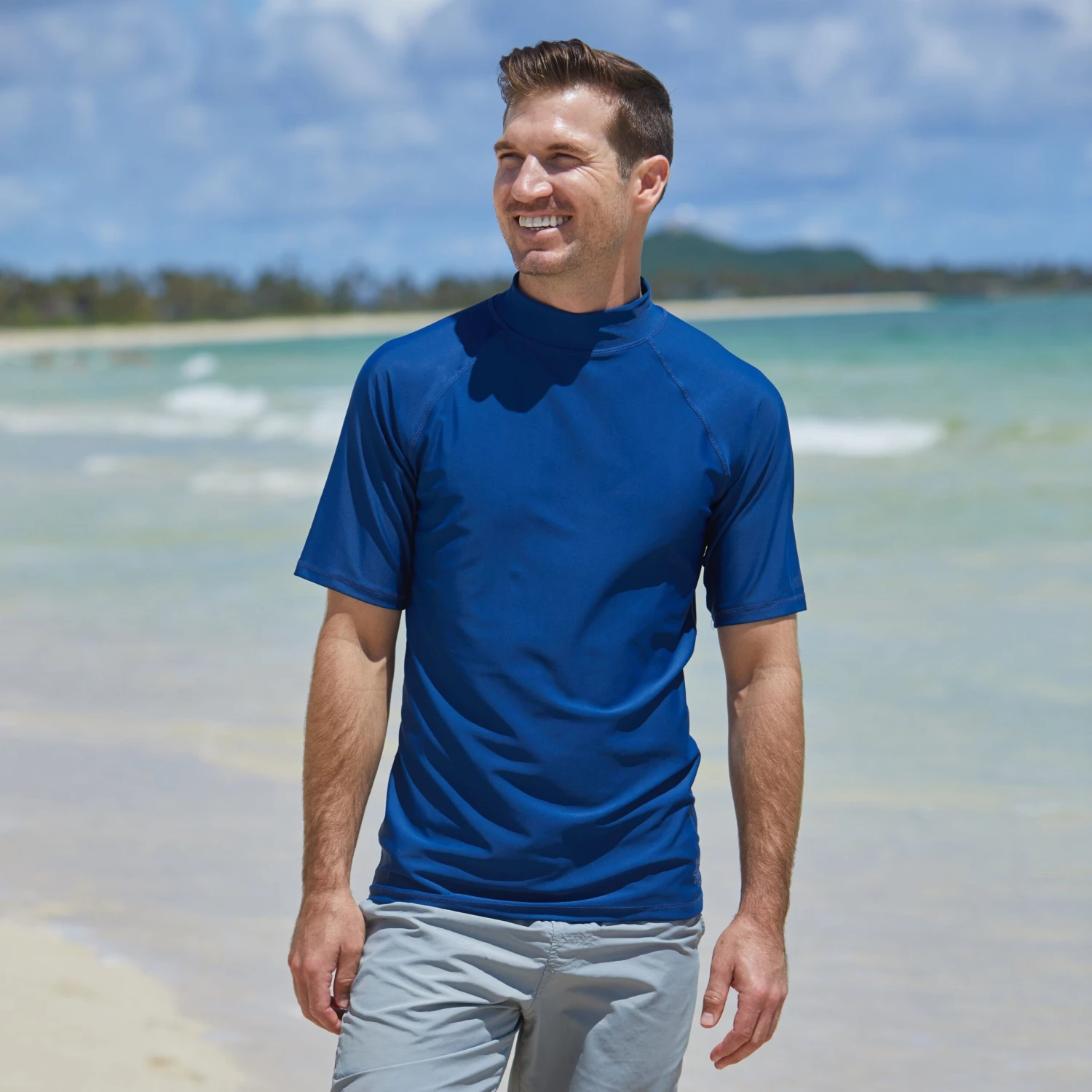 Men's Short Sleeve Sun & Swim Shirt - Image 2