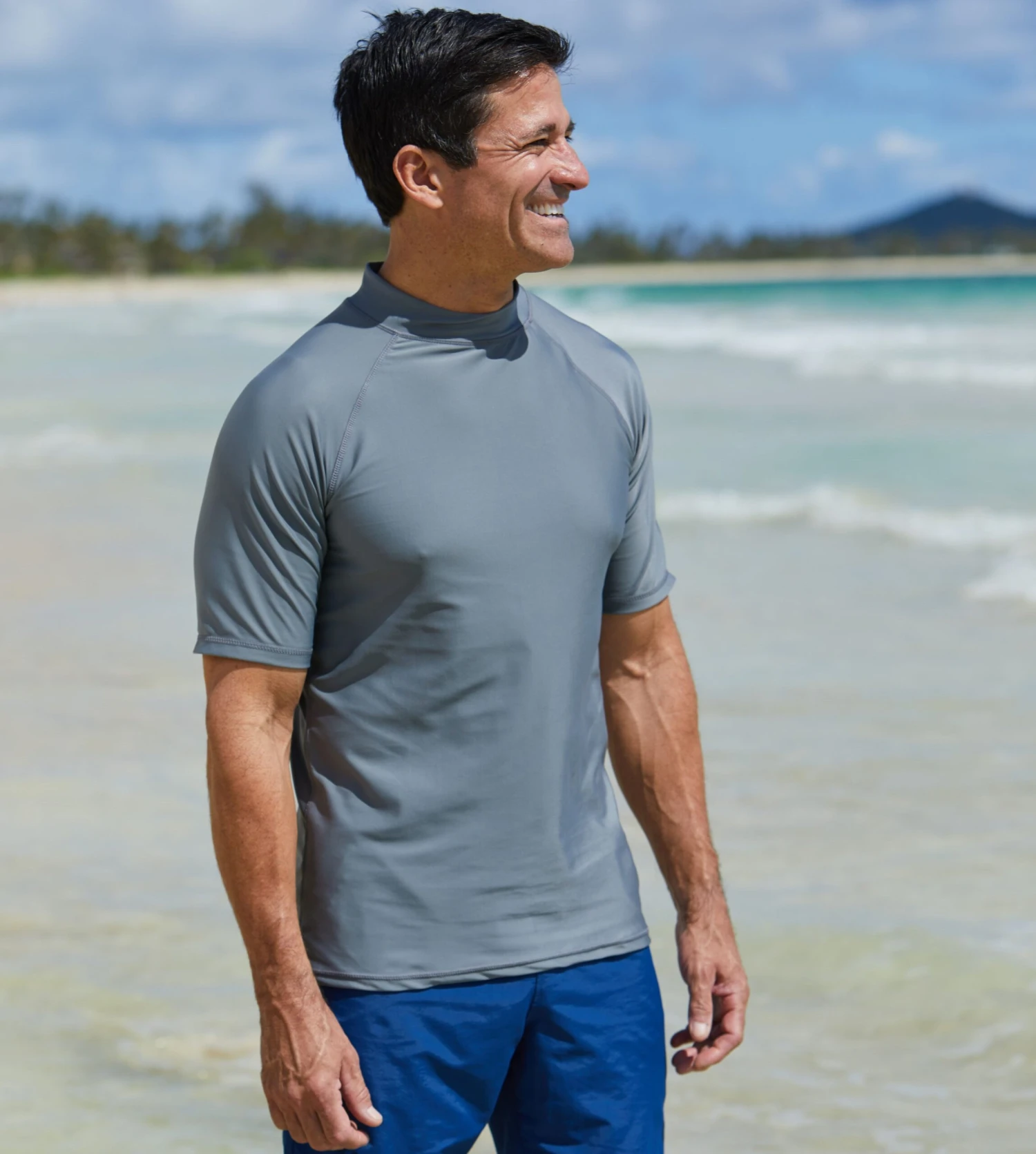 Men's Short Sleeve Sun & Swim Shirt - Image 9