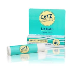CoTZ Lip Balm - Lightly Tinted Sunscreen - SPF 45+ (0.14oz)