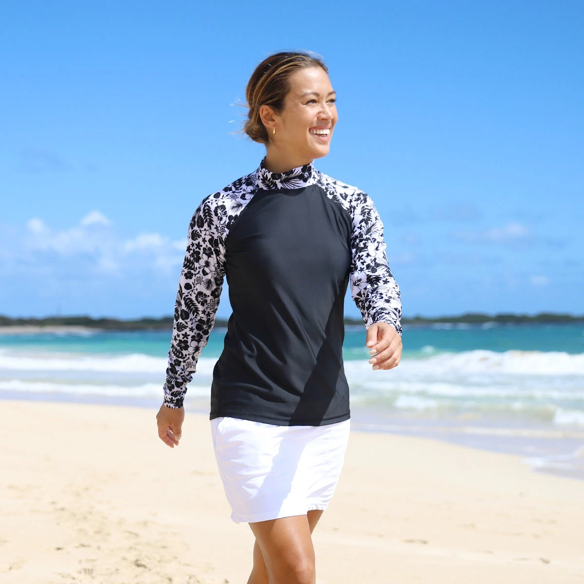 Women's Aloha Long Sleeve Sun & Swim Shirt - Image 13