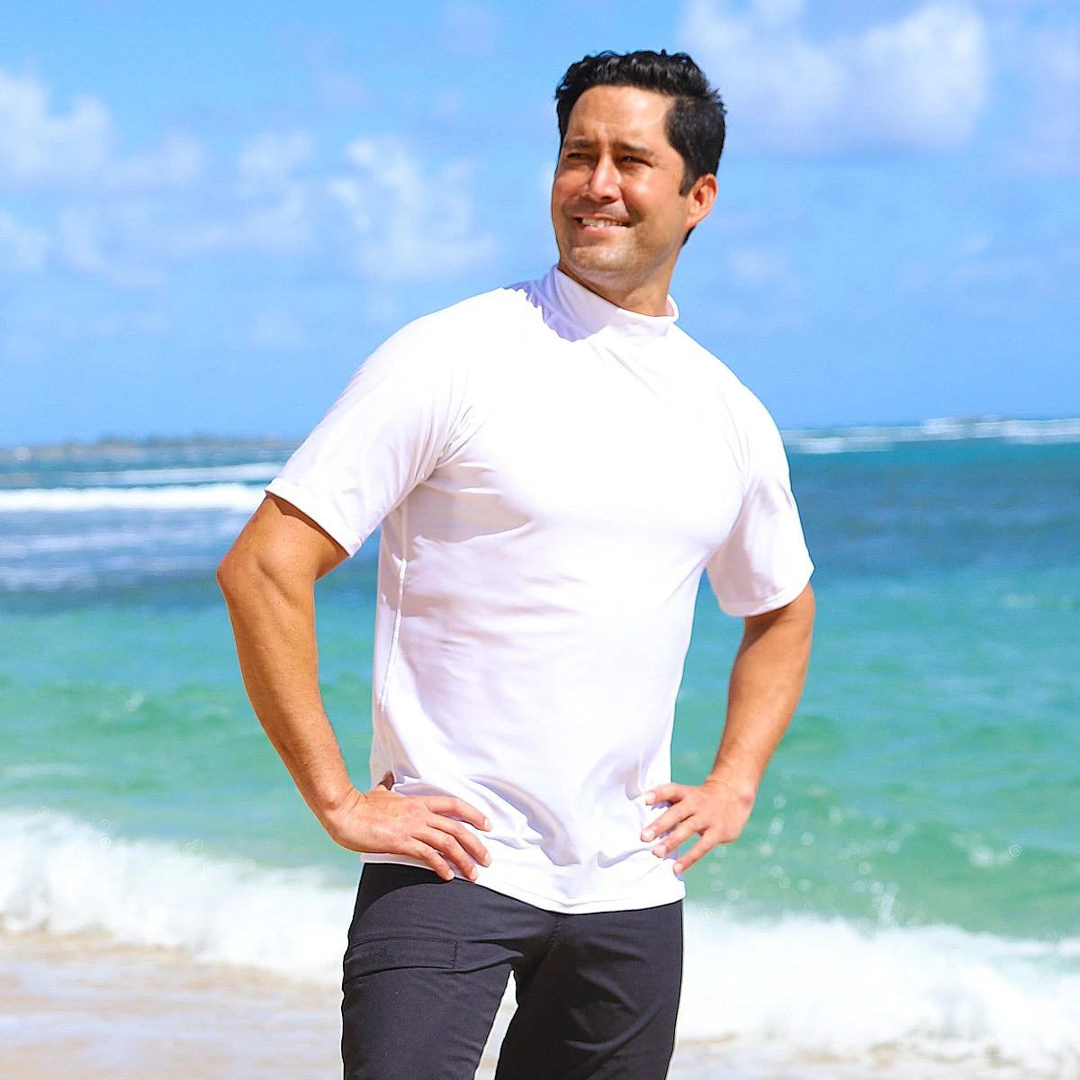 Men's Short Sleeve Sun & Swim Shirt - Image 13